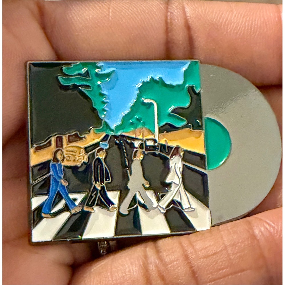 The Beatles Abbey Road Enamel Pin Vinyl Record Album Cover Music Lapel Pin